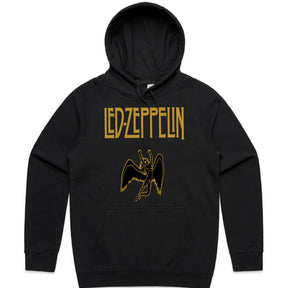 Classic Led Zeppelin T-Shirt – Iconic Band Logo & Angelic Figure