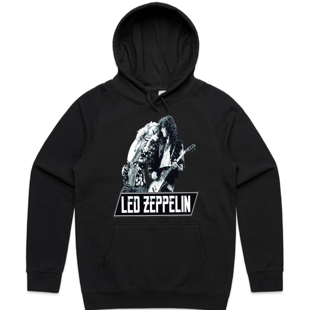 Led Zeppelin Classic Rock Duo T-Shirt – Iconic Live Performance Tribute
