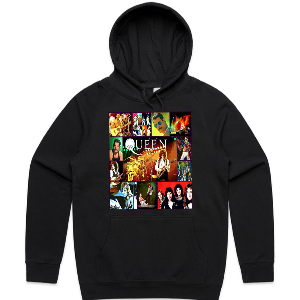 Queen Multi-Image Collage T-Shirt – Ultimate Rock Legends Tribute