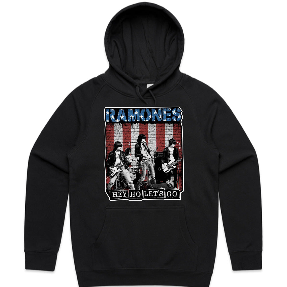 Ramones "Hey Ho, Let’s Go" American Flag T-Shirt