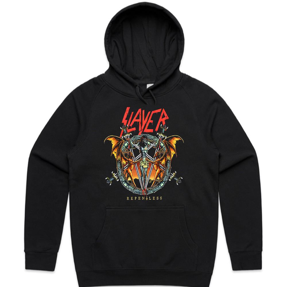 Slayer "Repentless" Pentagram & Swords Graphic T-Shirt – Thrash Metal Icon