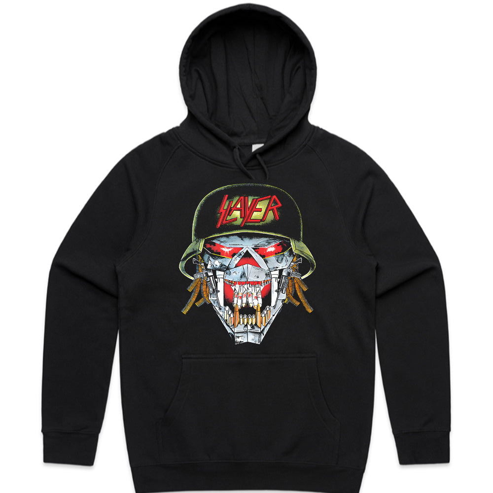 Slayer "War Machine" Metal Skull Soldier T-Shirt – Thrash Metal Power