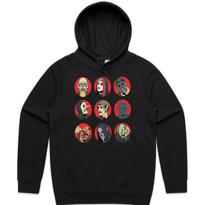Slipknot Anime-Inspired Masked Members T-Shirt – Unique Art Style
