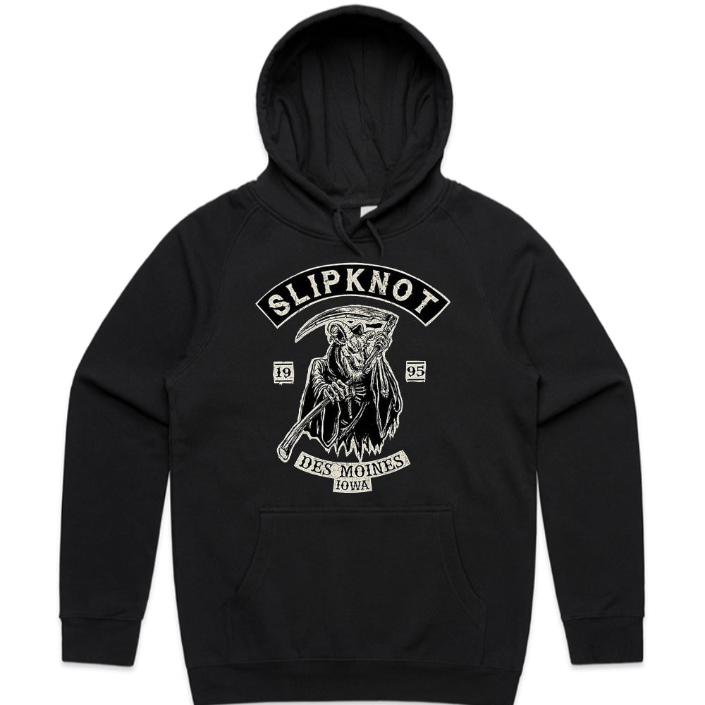 Slipknot “Des Moines Reaper” Vintage Biker-Style T-Shirt