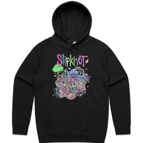 Slipknot Playful Cartoon Parody T-Shirt – Dark Humor Meets Heavy Metal