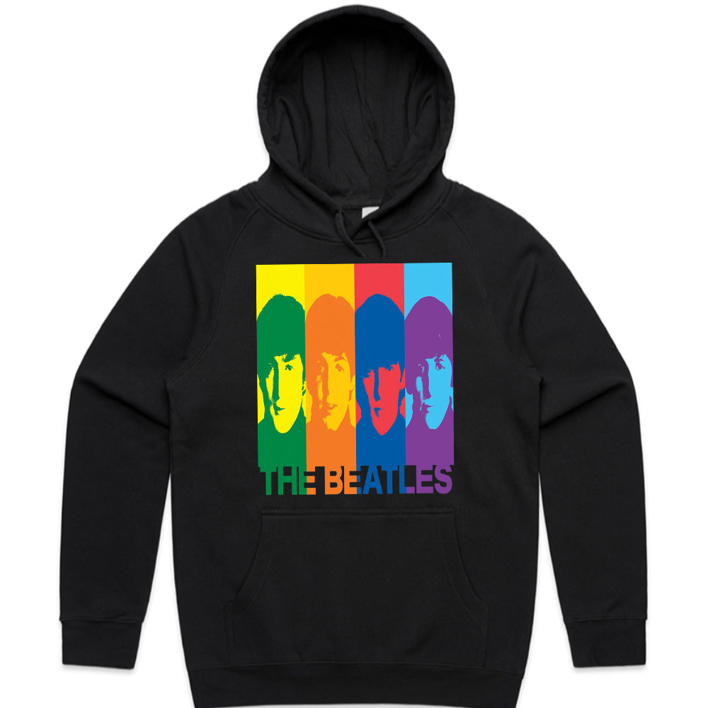 The Beatles "Pop Art Rainbow" T-Shirt – Vibrant Retro Rock Tribute Tee