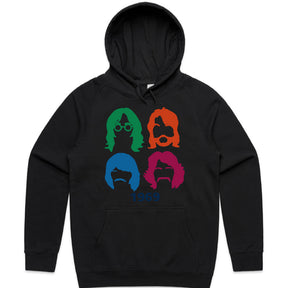 The Beatles "1969 Pop Art Silhouette" T-Shirt – Retro Rock Tribute Tee