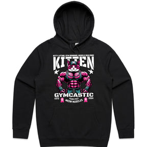 "Kitten Gymcastic" Funny Gym Cat T-Shirt – Purr-fect Meow Muscles