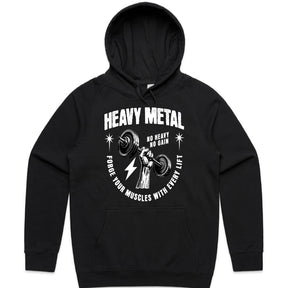 "Heavy Metal – No Heavy, No Gain" Workout T-Shirt