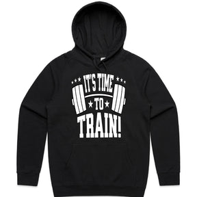 "It's Time to Train" Motivational Gym T-Shirt – Lift, Hustle, Repeat