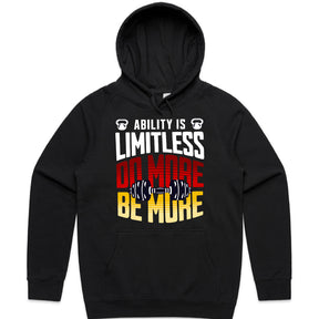 "Ability is Limitless – Do More, Be More" Motivational Gym T-Shirt