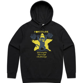 "Fortitude" Gym T-Shirt – Strength Through Challenge Motivational Workout Tee