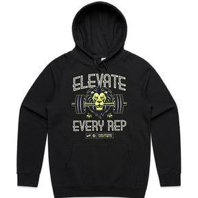 "Elevate Every Rep" Lion Gym T-Shirt – Push Beyond Your Limits