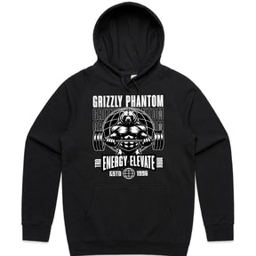 "Grizzly Phantom" Powerlifting Bear Gym T-Shirt – Strength & Elevation