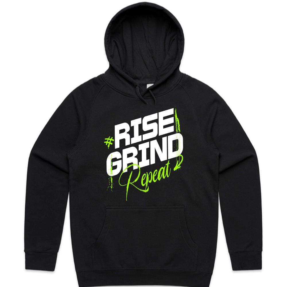 "Rise Grind Repeat" Motivational Workout T-Shirt