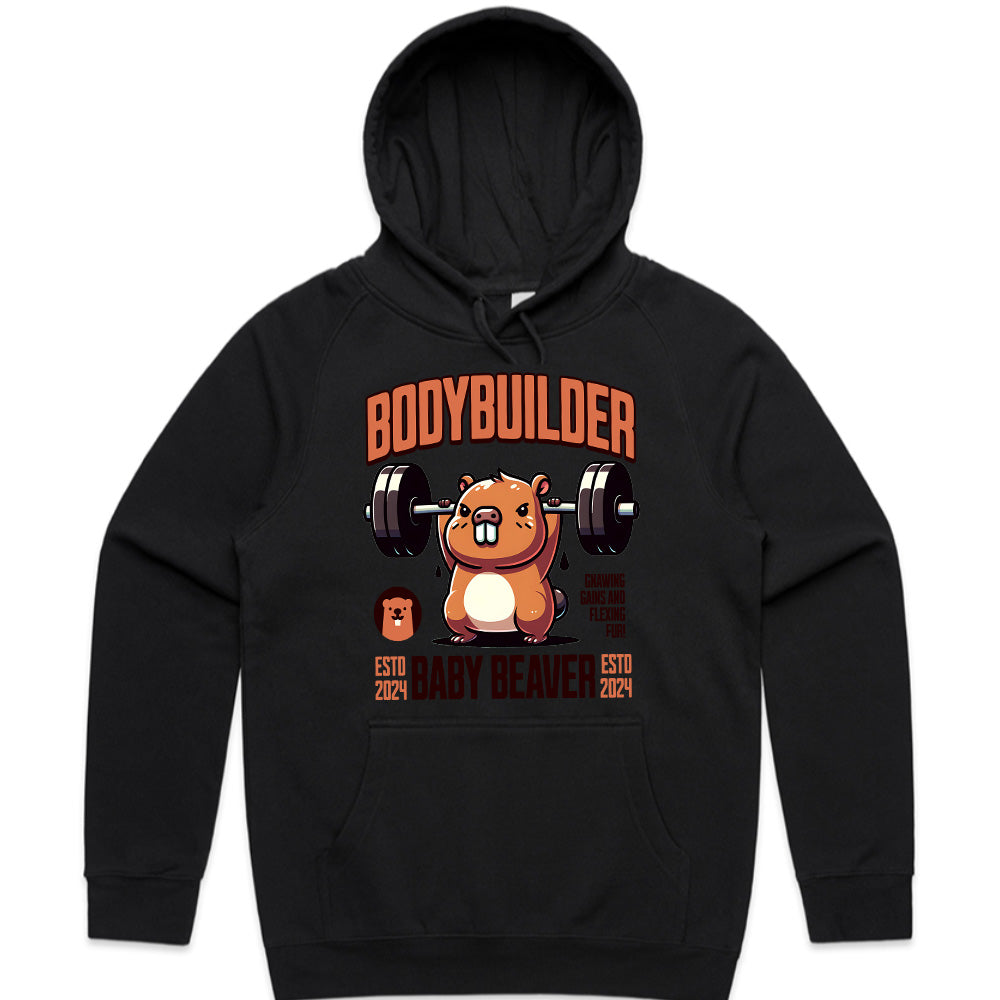 "Bodybuilder Baby Beaver" Funny Gym T-Shirt – Lift Like a Beast