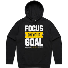 "Focus on Your Goal" Motivational Gym T-Shirt – Stay Aligned, Stay Driven