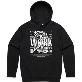 "Nobody Cares, Work Harder" Motivational Gym T-Shirt – Hustle & Grind