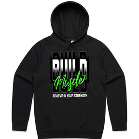 "Build Muscle" Motivational Gym T-Shirt – Believe in Your Strength