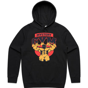 "Mystery Gym" Muscle-Building T-Shirt – Bold Fitness & Bodybuilding Tee