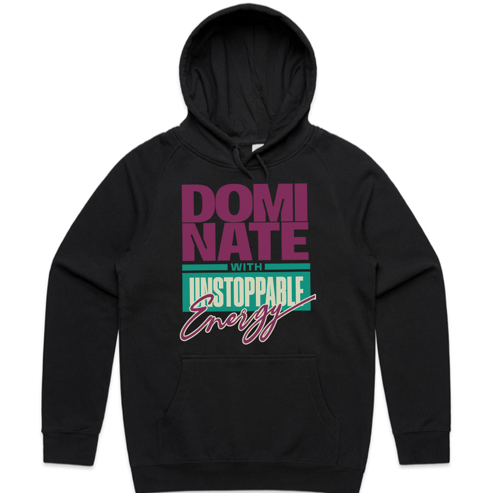 "Dominate with Unstoppable Energy" Motivational Gym T-Shirt – Power & Confidence