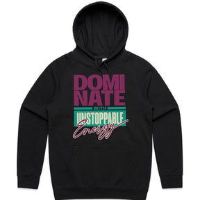 "Dominate with Unstoppable Energy" Motivational Gym T-Shirt – Power & Confidence