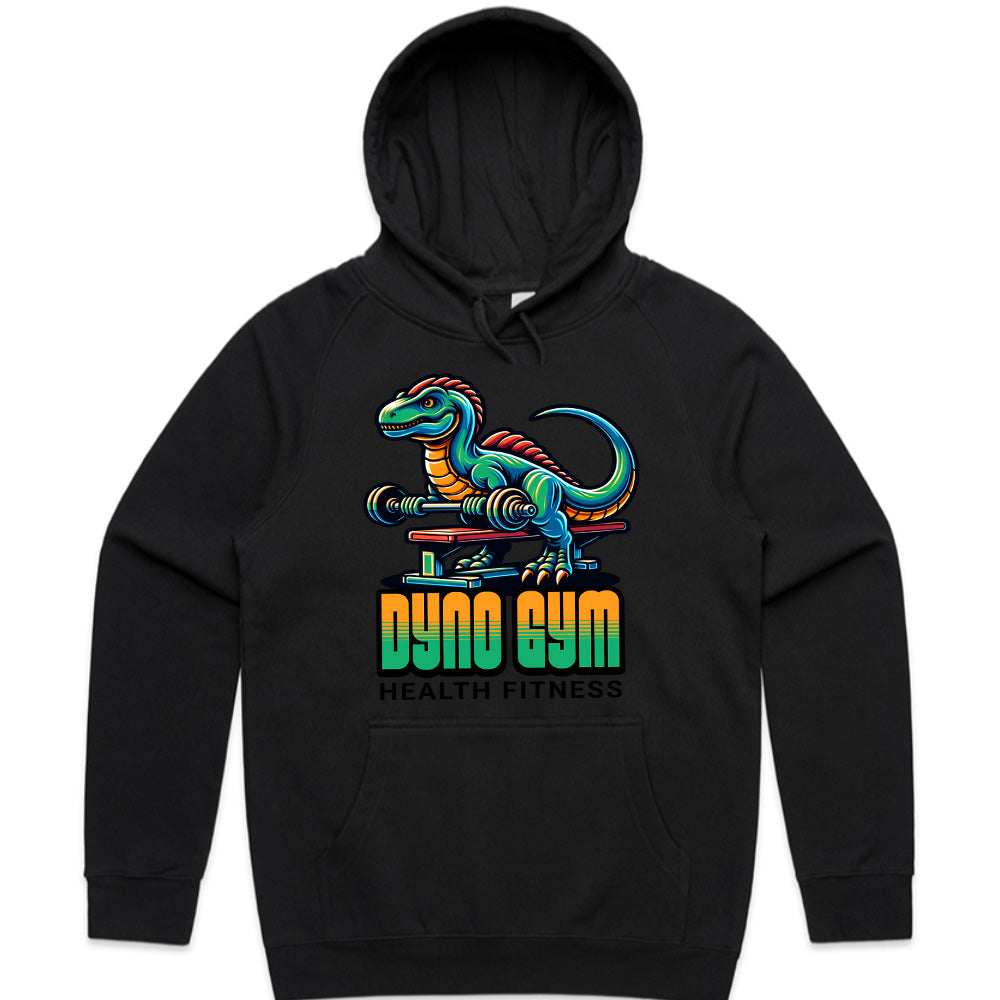 "Dyno Gym" Dinosaur Fitness T-Shirt – Fun & Motivational Workout Tee