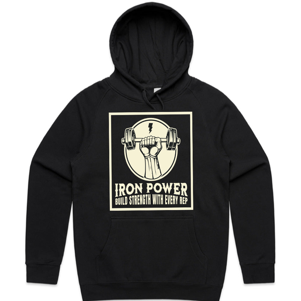 "Iron Power" Strength Training Gym T-Shirt – Build Strength with Every Rep