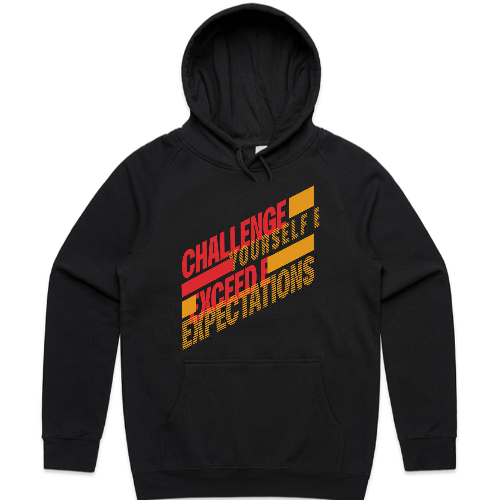 "Challenge Yourself, Exceed Expectations" Motivational Gym T-Shirt – Push Beyond Limits