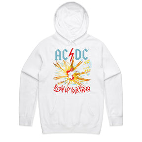 AC/DC "Blow Up Your Video" Explosive Rock Graphic T-Shirt