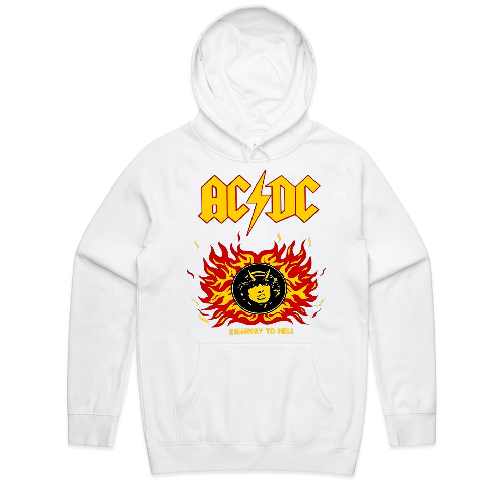 AC/DC "Highway to Hell" Fiery Tribute Graphic T-Shirt
