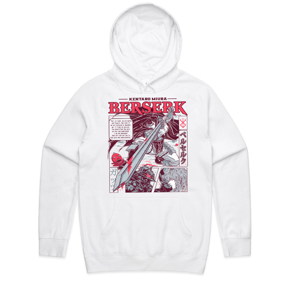 Berserk Kentaro Miura Tribute T-Shirt – Guts & The Dragonslayer Dark Fantasy Graphic Tee