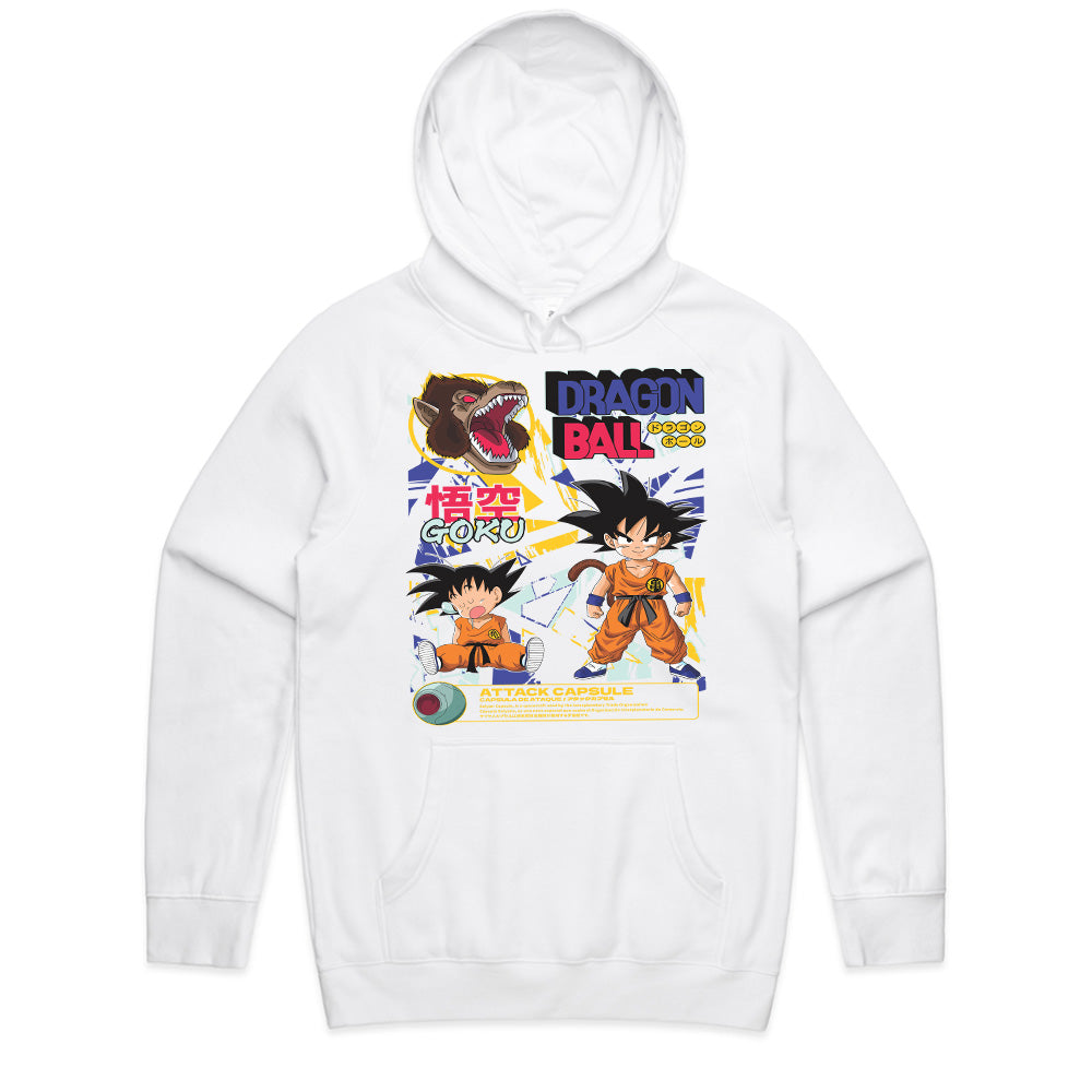 Kid Goku & Great Ape T-Shirt – Retro Dragon Ball Adventure