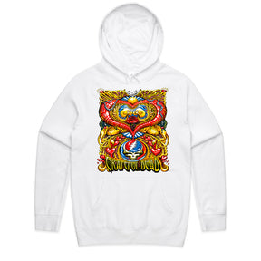 Grateful Dead Psychedelic Heart & Skull Lightning Bolt T-Shirt