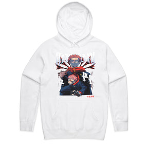 Yuji Itadori & Sukuna Cursed Energy T-Shirt – Jujutsu Kaisen Anime Power