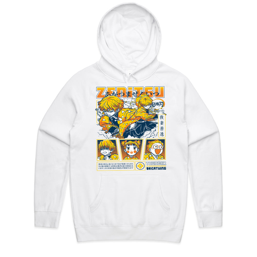 Zenitsu Agatsuma Thunder Breathing Anime Graphic T-Shirt – Dynamic Manga Design