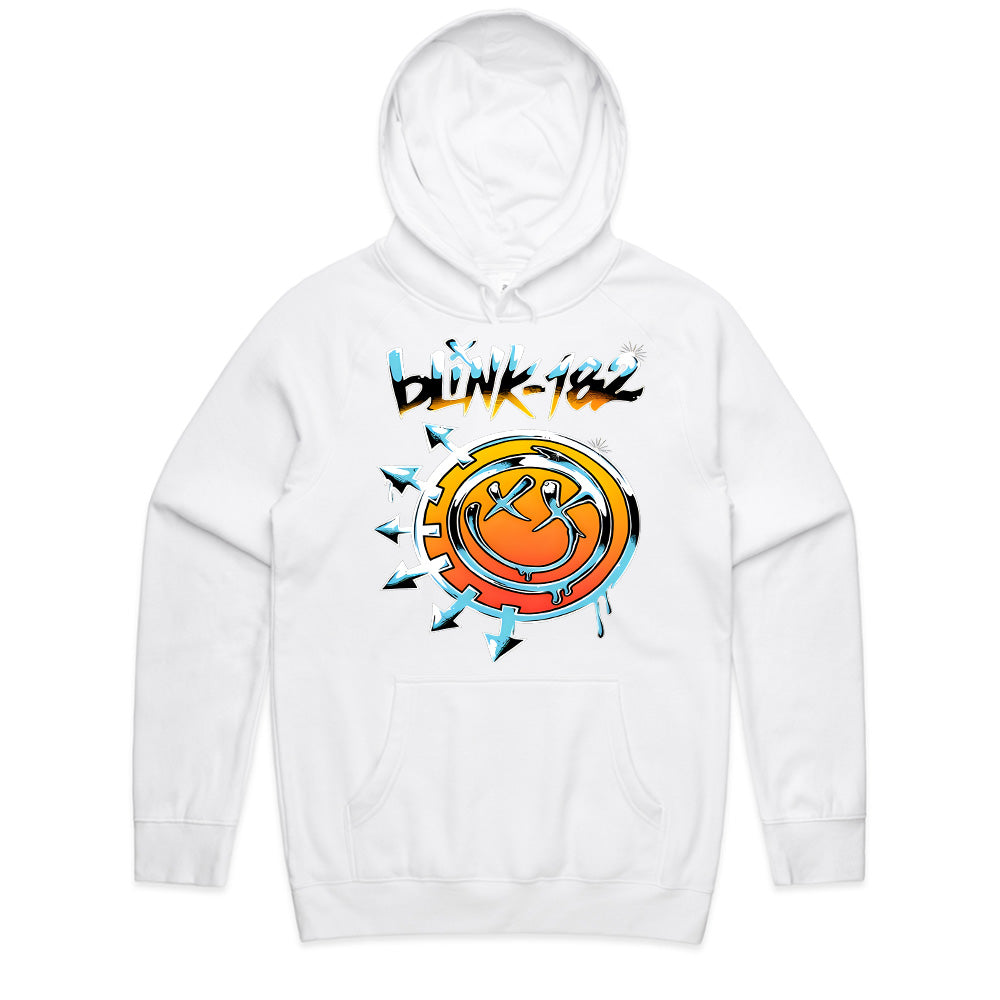 Blink-182 Retro Graffiti Style T-Shirt – Vibrant Logo Design