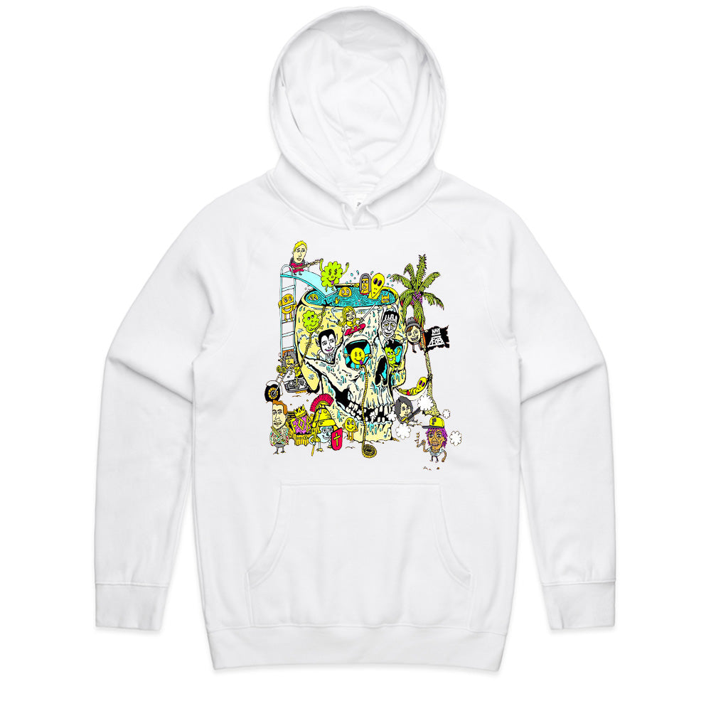 Fall Out Boy "So Much (For) Stardust" Doodle Skull Graphic T-Shirt
