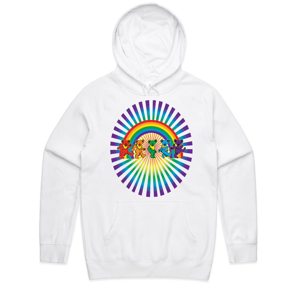 Grateful Dead Dancing Bears Rainbow Psychedelic T-Shirt