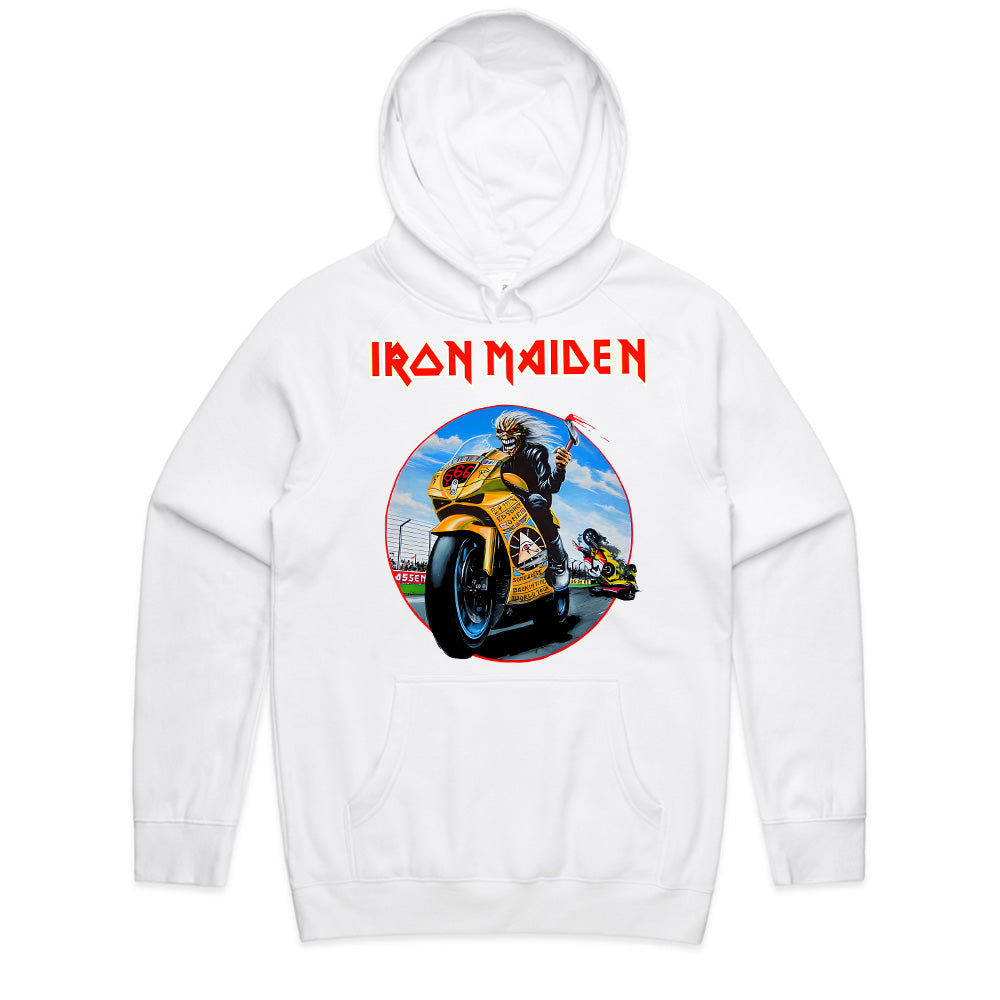 Iron Maiden Eddie Moto Racer T-Shirt – Heavy Metal Speed Demon Tee