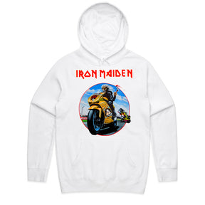 Iron Maiden Eddie Moto Racer T-Shirt – Heavy Metal Speed Demon Tee