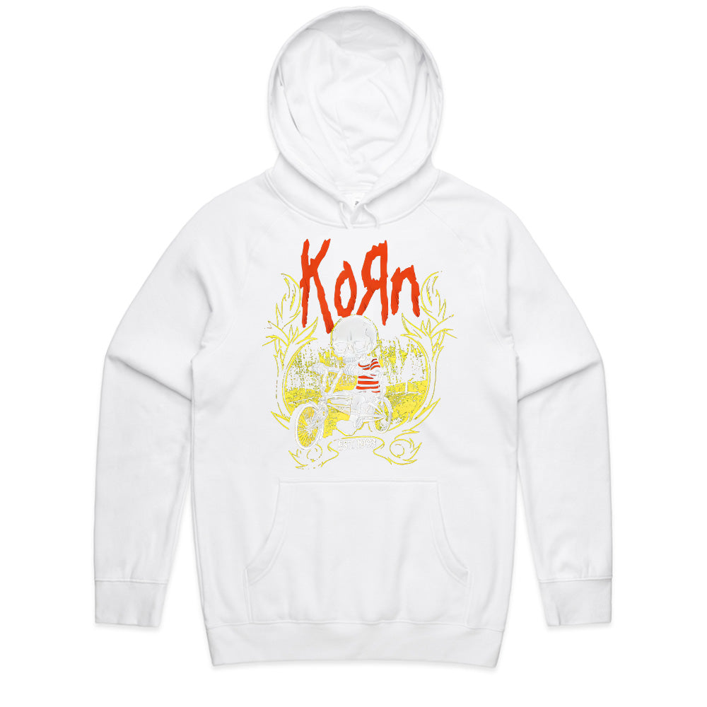 Korn Skull Kid Bicycle T-Shirt – Vintage Nu-Metal Rock Apparel
