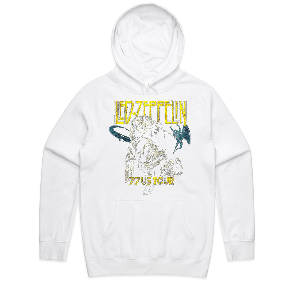 Led Zeppelin 1977 US Tour T-Shirt – Vintage Concert Tribute