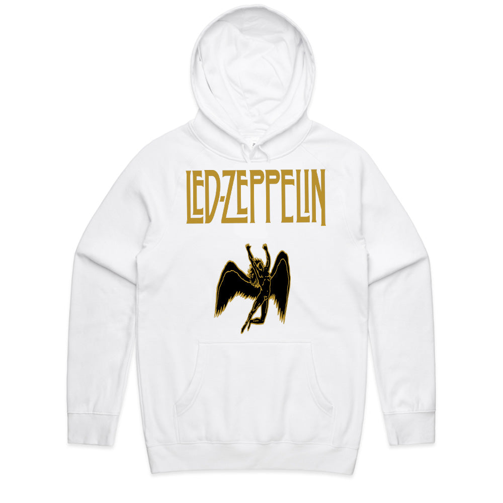 Classic Led Zeppelin T-Shirt – Iconic Band Logo & Angelic Figure