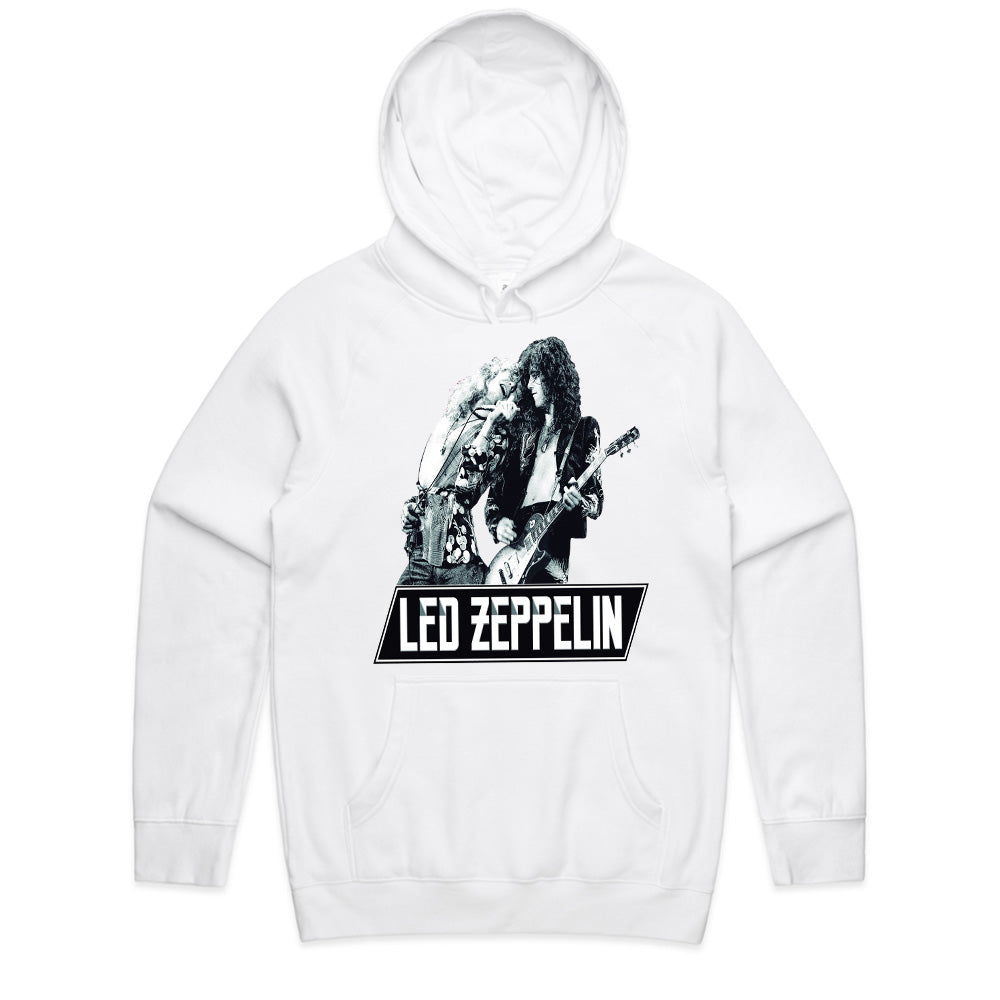 Led Zeppelin Classic Rock Duo T-Shirt – Iconic Live Performance Tribute
