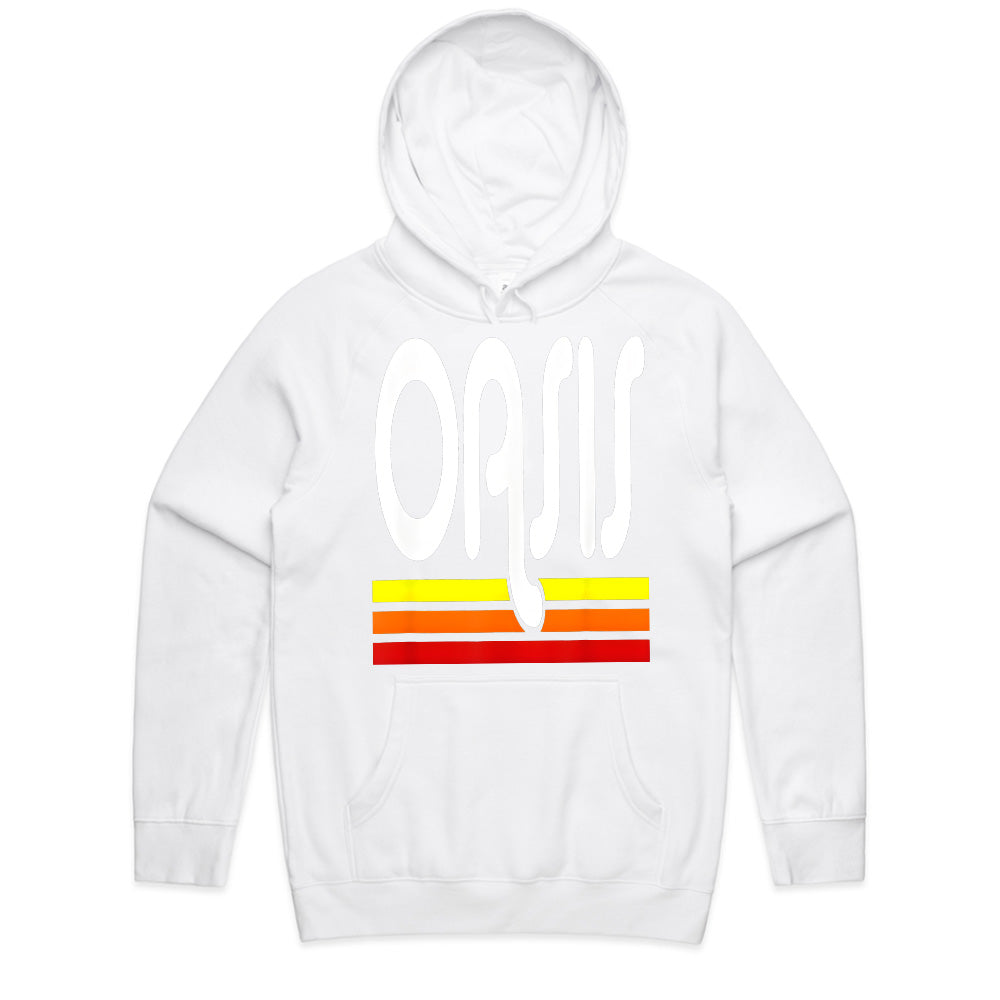 Oasis Retro Sunset Logo T-Shirt – Vintage-Inspired Britpop Tribute