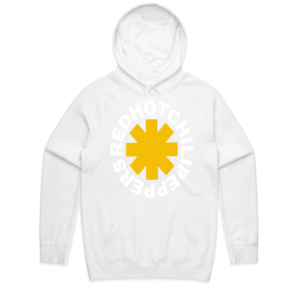 Red Hot Chili Peppers Yellow Asterisk Logo T-Shirt – Classic Rock Band Tee