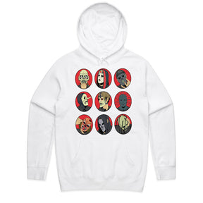 Slipknot Anime-Inspired Masked Members T-Shirt – Unique Art Style