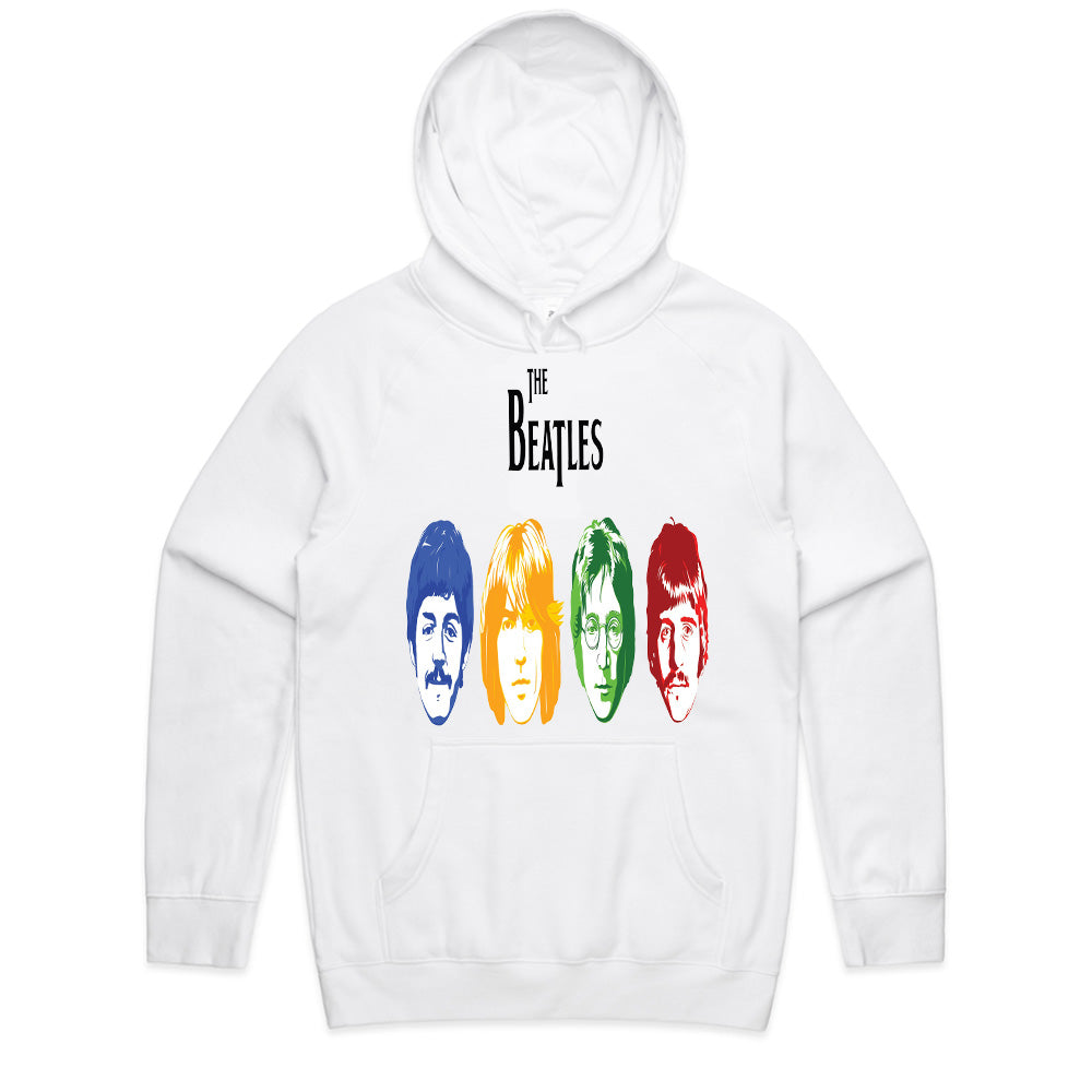 The Beatles "Color Pop Faces" T-Shirt – Retro Psychedelic Rock Tribute