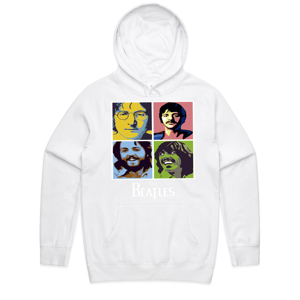 The Beatles "Pop Art Portraits" T-Shirt – Vibrant Retro Rock Tribute Tee